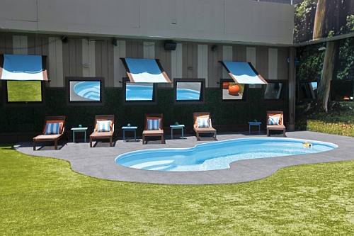 Big Brother 15 The Pool in the backyard